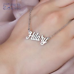 Hilary Name Necklaces